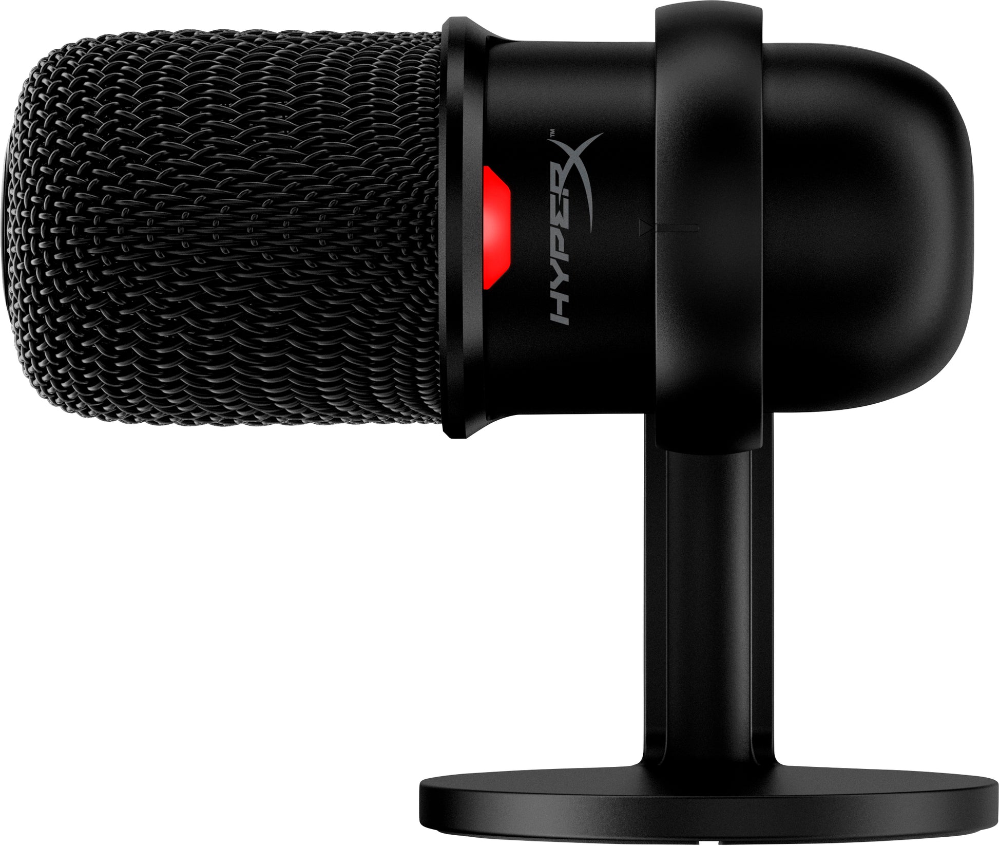 HyperX HX SoloCast HMIS1X-XX-BK Tischmikrofon – USB-C, Kabelgebunden, 16 Bit, für PC/Mac/PlayStation, Schwarz