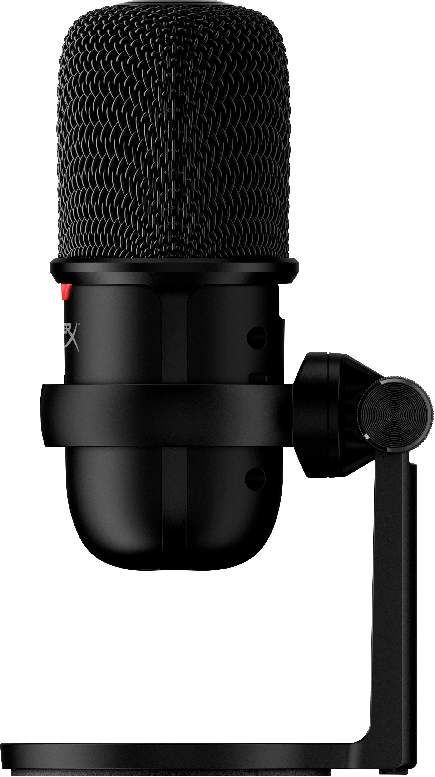 HyperX HX SoloCast HMIS1X-XX-BK Tischmikrofon – USB-C, Kabelgebunden, 16 Bit, für PC/Mac/PlayStation, Schwarz