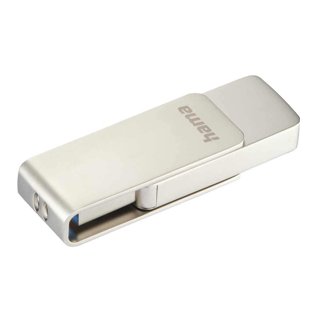 Hama Rotate Pro USB-Stick 256 GB – USB-A 3.2 Gen 1, Drehring, Silber
