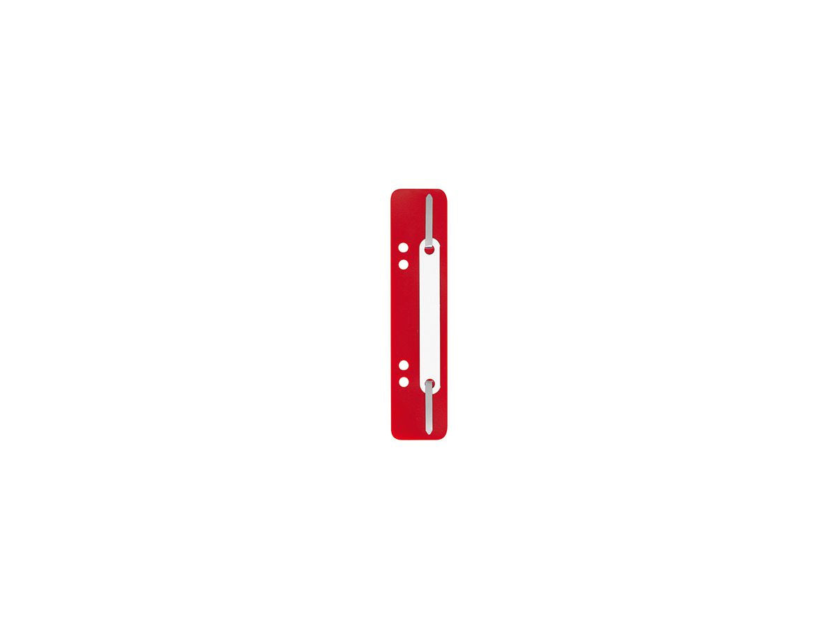 Buroline Heftstreifen 150 × 34 mm – 25 Stück, rot, PP