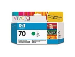 HP Tintenpatrone 70, Grün, 130 ml