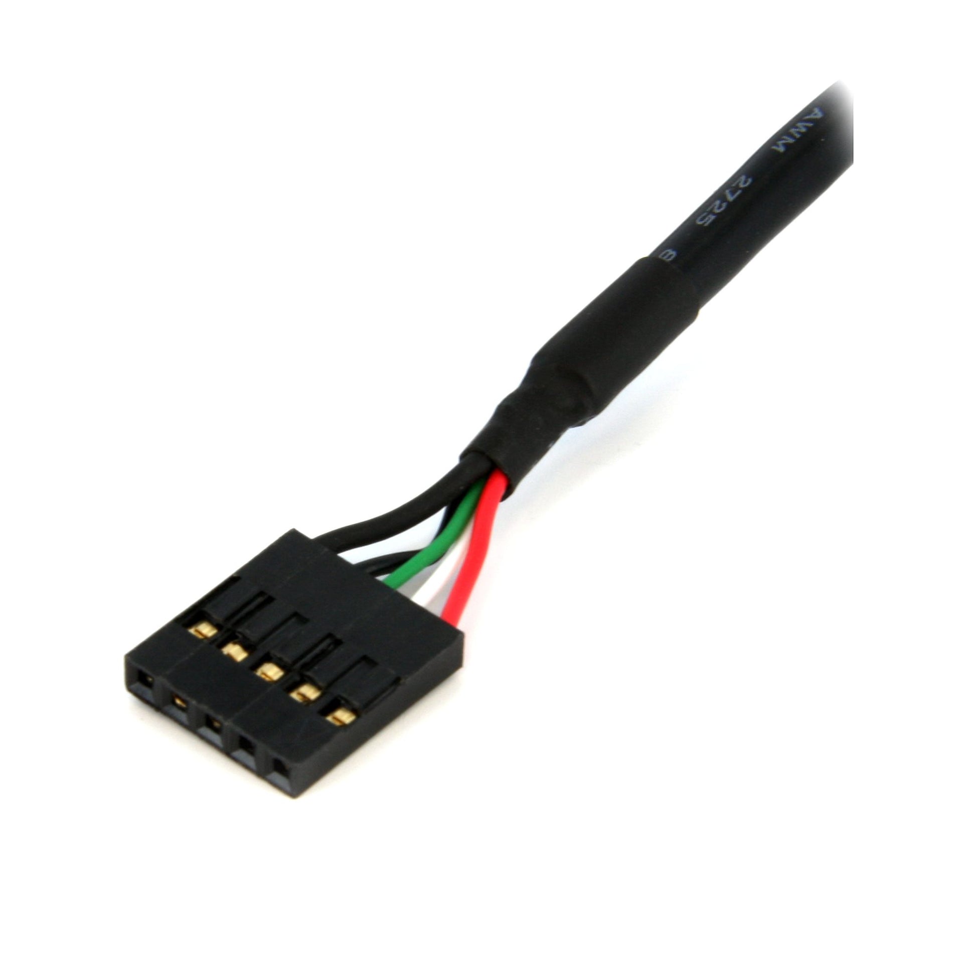 StarTech.com USB-Kabel IDC auf IDC – USB 2.0 (480 Mbit/s) – 0,304 m – Schwarz – für Mainboard-Header