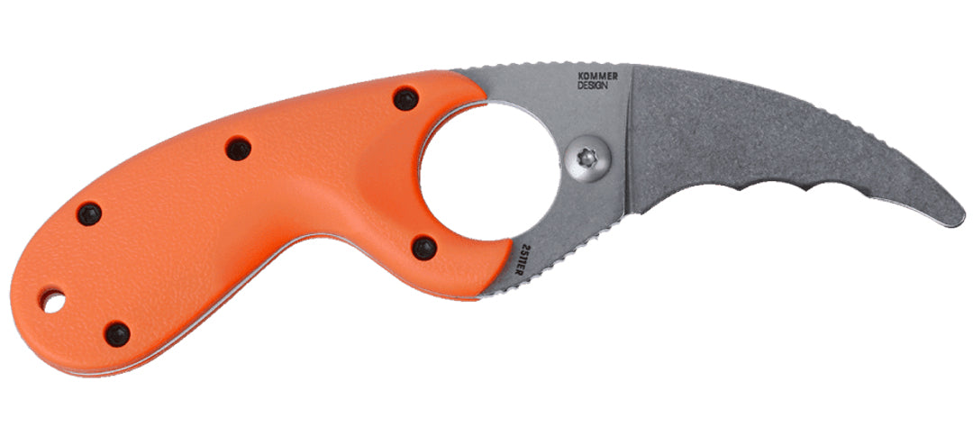 CRKT Bear Claw Fixed 2511ER – Outdoormesser 61 mm, Edelstahl, Einhandöffnung