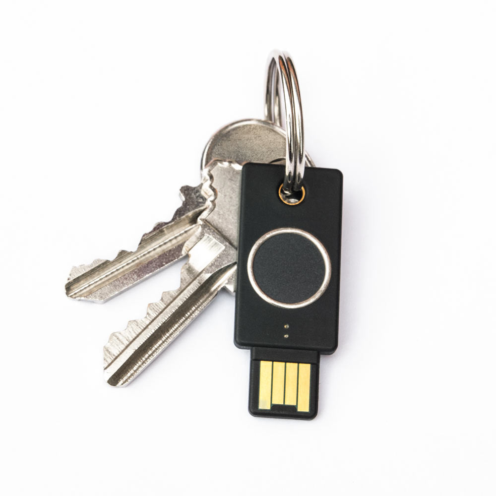 Yubico USB-Sicherheitsschlüssel – USB-A – Schwarz – für Windows, macOS, Chrome OS und mehr