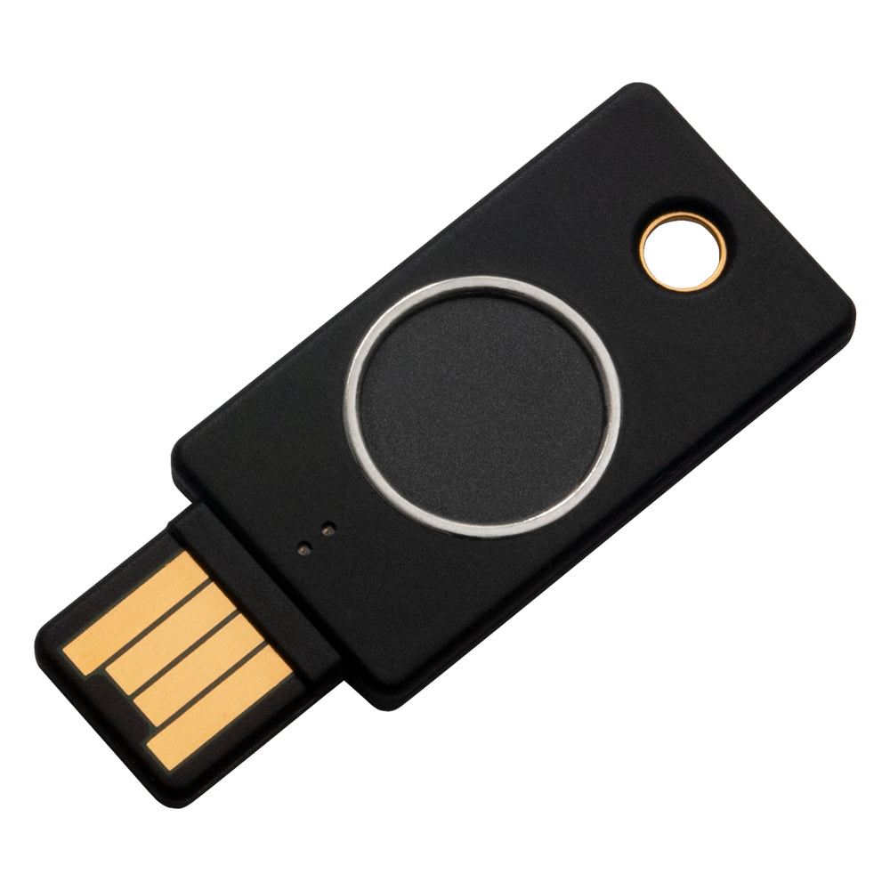 Yubico USB-Sicherheitsschlüssel – USB-A – Schwarz – für Windows, macOS, Chrome OS und mehr