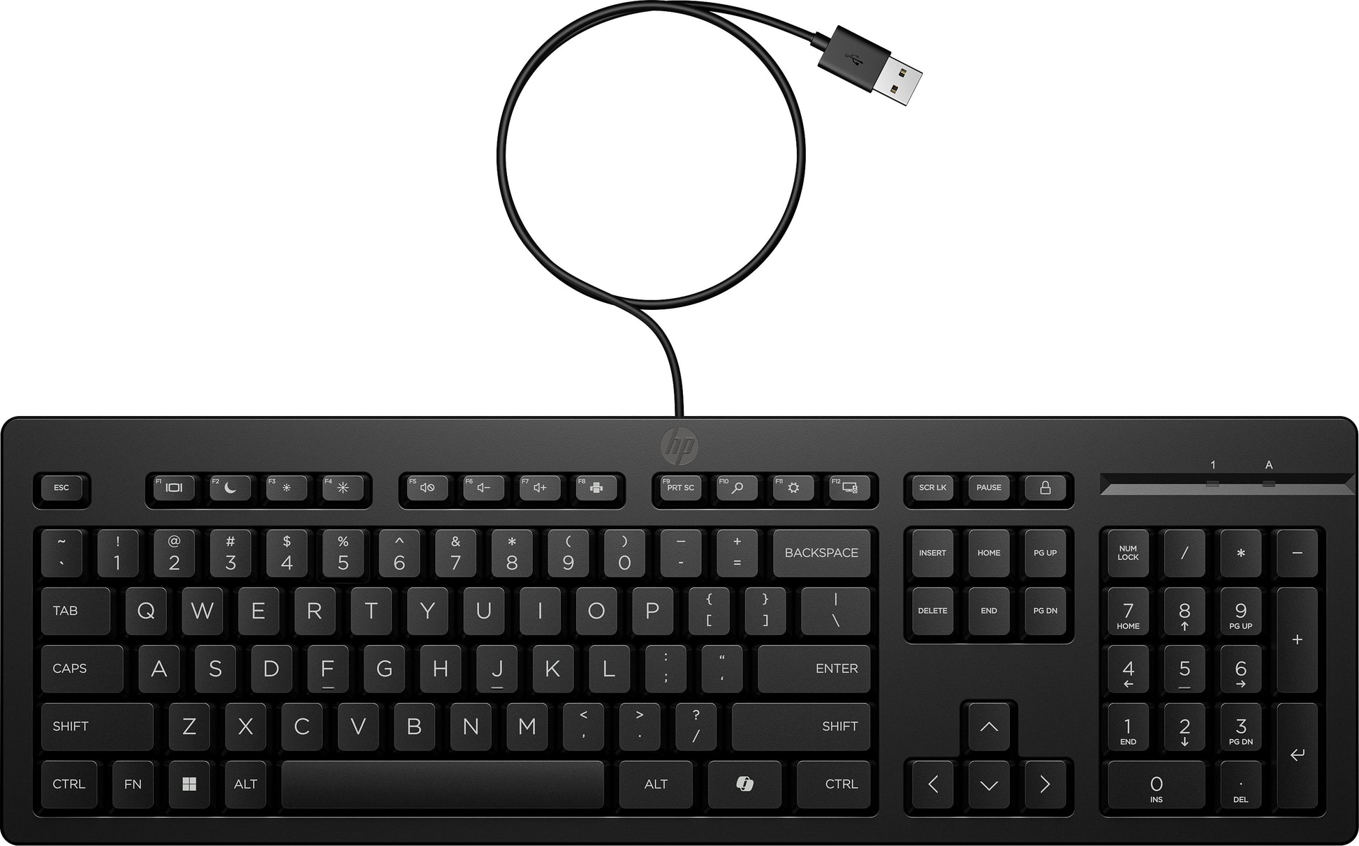 HP 125 G2 – Tastatur, kabelgebunden (USB-A)