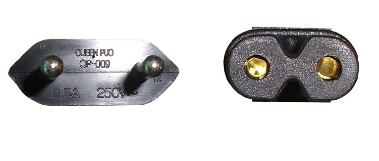Diggelmann Netzkabel – T26–IEC C7, 3 m, 250 V/2,5 A, schwarz