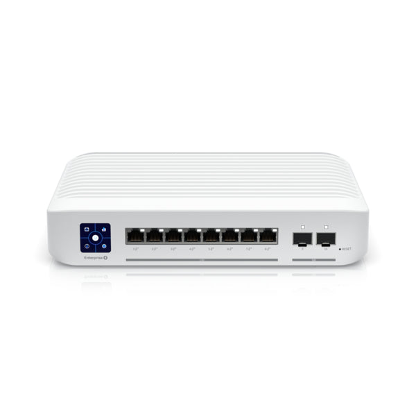 Ubiquiti UniFi Enterprise 8 PoE – Managed Switch – 8×2.5G, 2×SFP+, L3, PoE+ 120 W, 19" Rack
