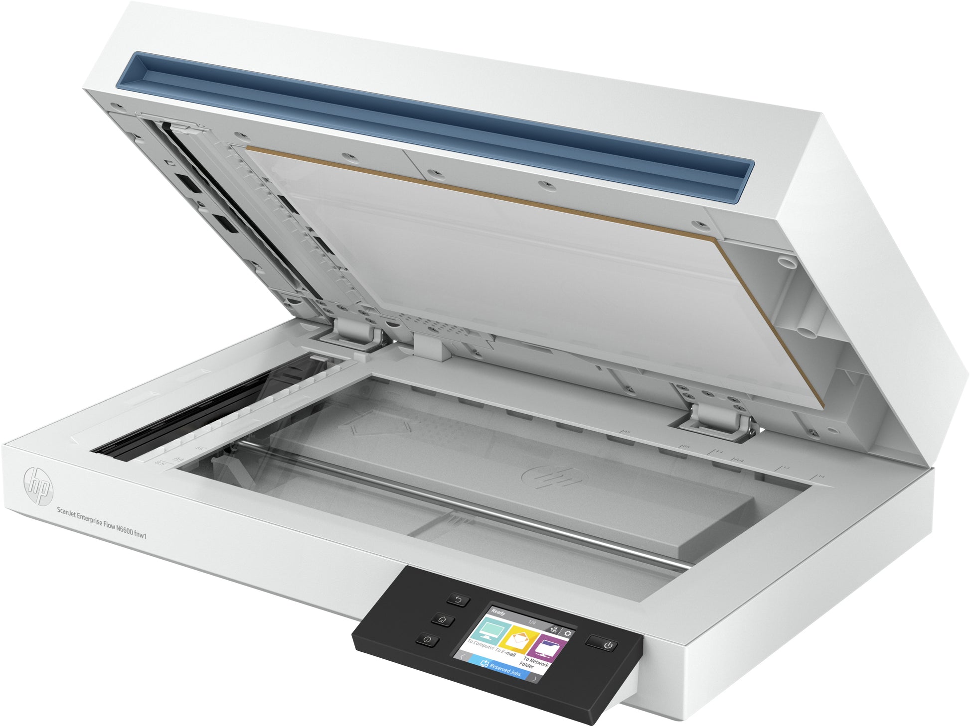 HP Scanjet Enterprise Flow N6600 – Flachbett + ADF, A4, Duplex, 50 ppm, ADF 100 Blatt, WLAN/LAN, 1'200 dpi
