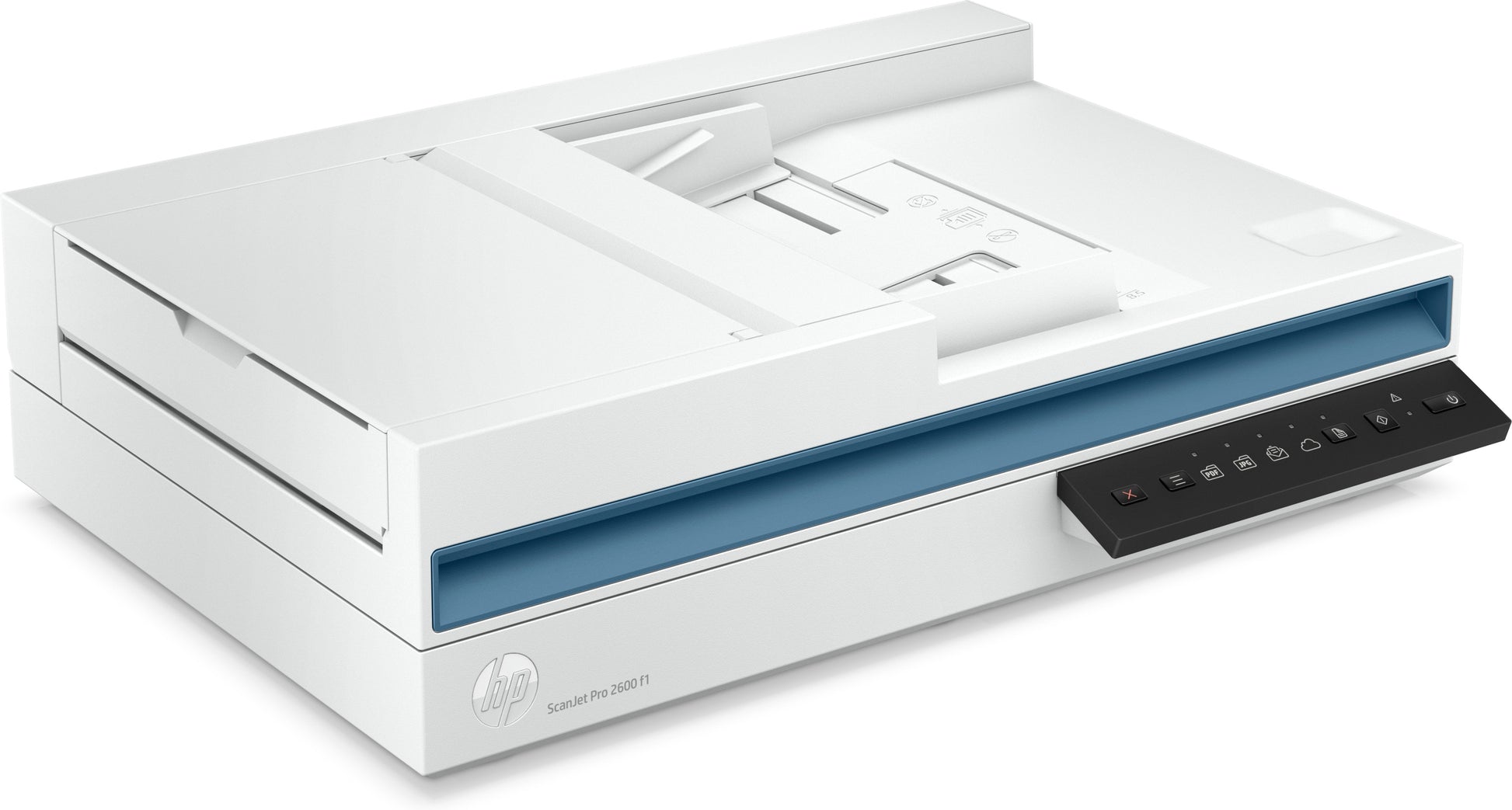 HP Scanjet Pro 2600 F1 – Flachbettscanner mit ADF, A4, Duplex, 50 ppm, 600 dpi, ADF 60 Blatt, USB