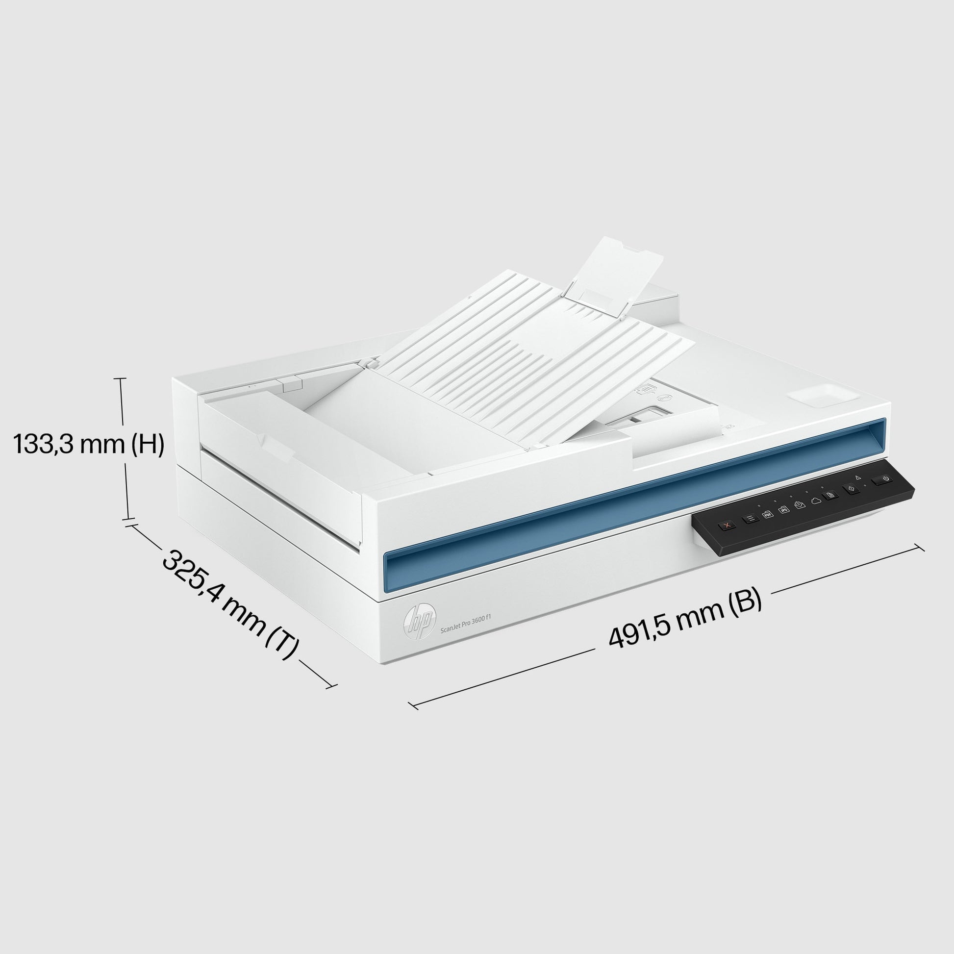 HP ScanJet Pro 3600 f1 – Flachbett + ADF, A4, Duplex, 30 ppm, USB, 1'200 dpi