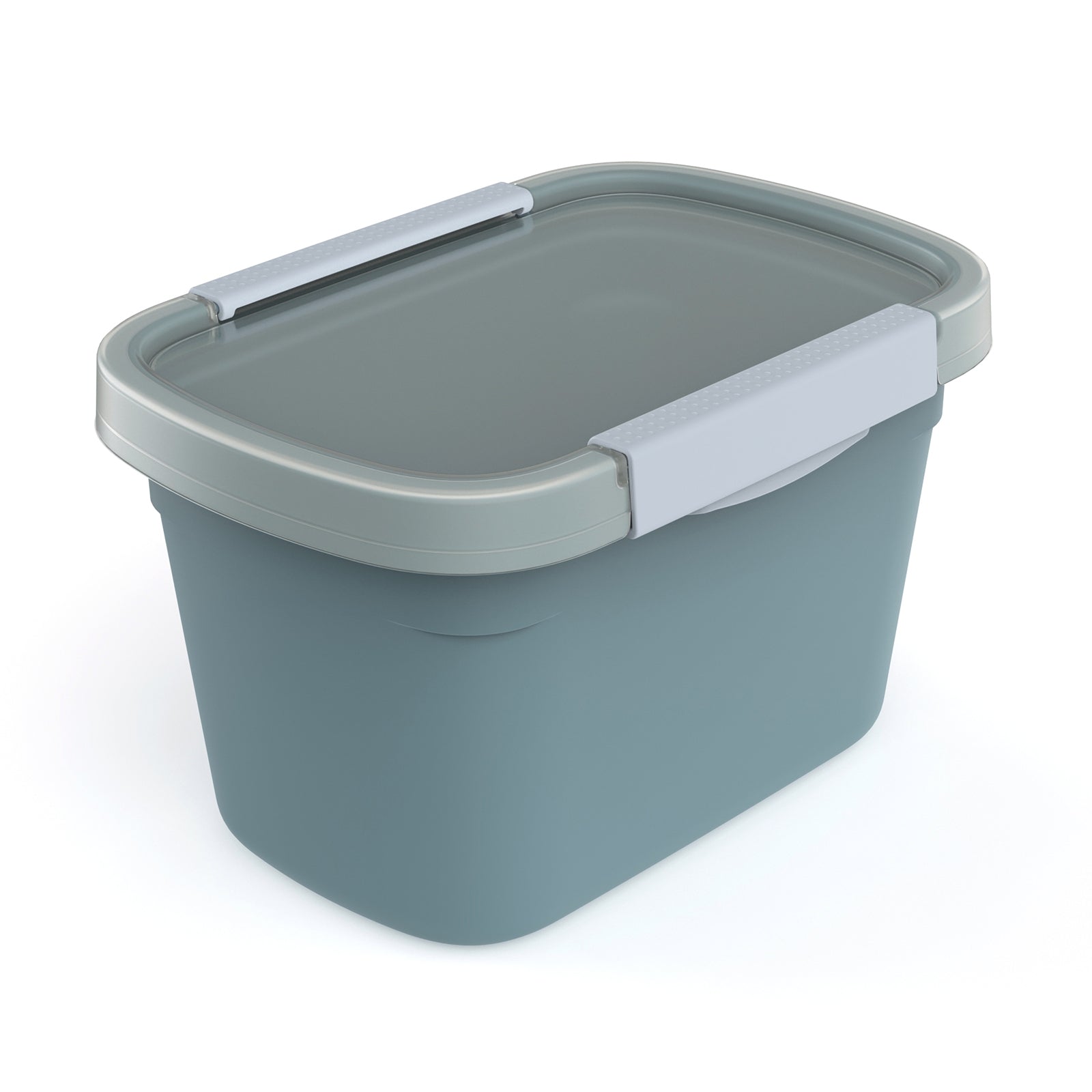 Rotho Kühlschrankdose Clic Eco – 2,2 l – Rechteckig – 15 × 13,5 × 22 cm – Kunststoff – Horizon Blau
