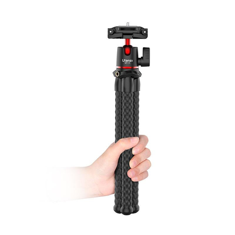Ulanzi MT-11 Mini-Stativ – bis 31 cm, Traglast 2 kg, mit Smartphone-Halter
