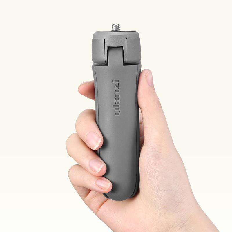 Ulanzi MT-10GR Mini-Stativ – bis 12,2 cm, Traglast 2,5 kg, 1/4" Stativgewinde – für Smartphone/Tablet – Grau