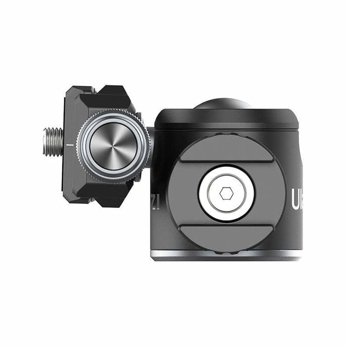 Ulanzi U-80L Mini-Kugelkopf – 1/4" Gewinde, 10 kg Traglast – Schwarz