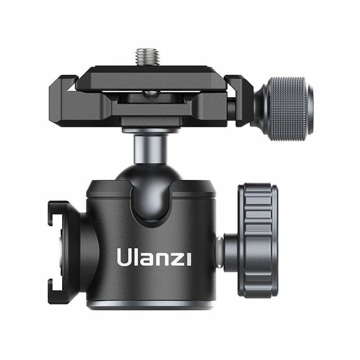 Ulanzi U-80L Mini-Kugelkopf – 1/4" Gewinde, 10 kg Traglast – Schwarz