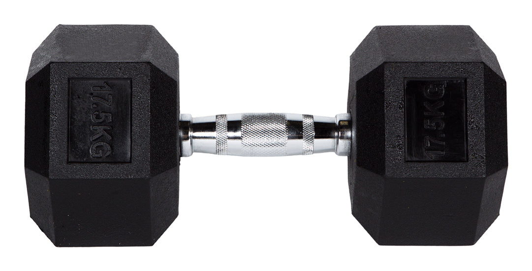Fitcom Kurzhantel, 17,5 kg pro Hantel – Schwarz