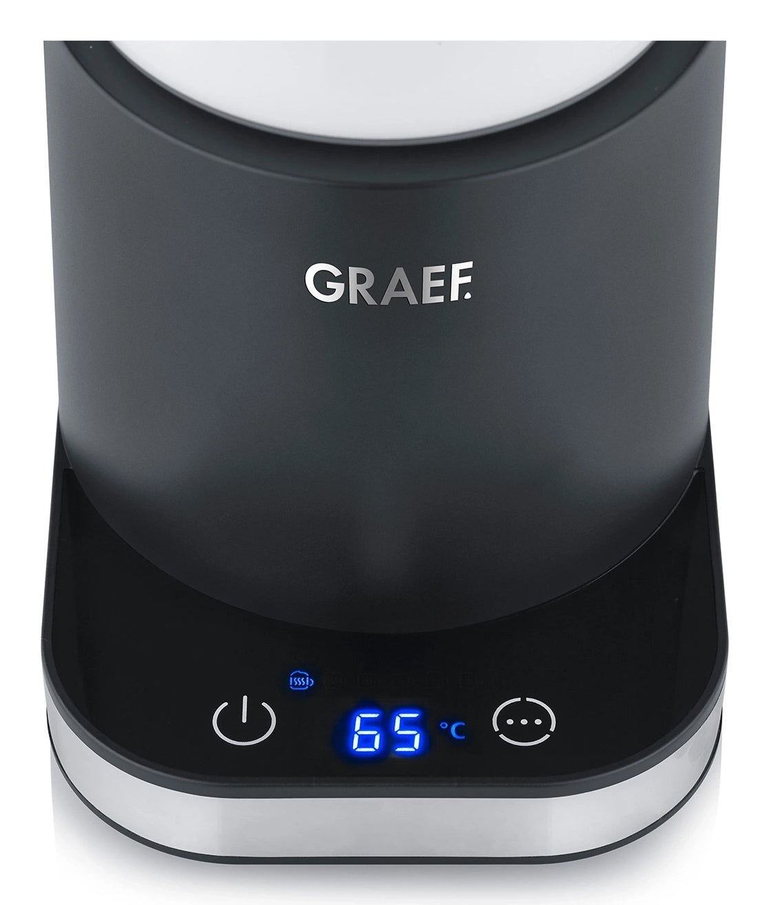 Graef Milchaufschäumer MS902 – 400 ml, 500 W, Heiss & Kalt – Schwarz