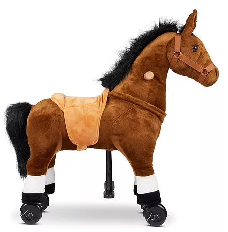 Zoosy Raidony S Aufsitztier – Pferd – 80 × 73 × 25 cm – Belastbarkeit 55 kg – ab 3 Jahren