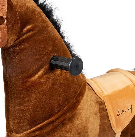 Zoosy Aufsitztier Pferd – 4 Räder, max. 75 kg – 90 × 91 × 27 cm – ab 4 Jahren