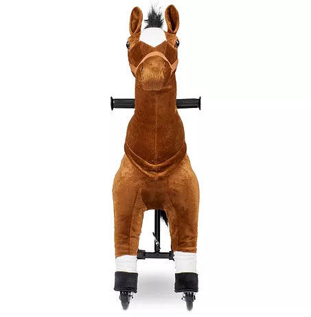 Zoosy Aufsitztier Pferd – 4 Räder, max. 75 kg – 90 × 91 × 27 cm – ab 4 Jahren