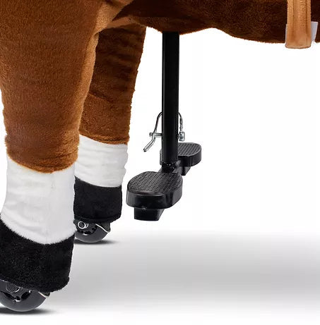 Zoosy Aufsitztier Pferd – 4 Räder, max. 75 kg – 90 × 91 × 27 cm – ab 4 Jahren