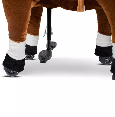 Zoosy Aufsitztier Pferd – 4 Räder, max. 75 kg – 90 × 91 × 27 cm – ab 4 Jahren