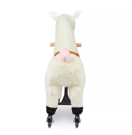Zoosy Raidony Aufsitztier Lama – bis 55 kg – 80,0 × 80,0 × 25,0 cm – ab 3 J. – weiss