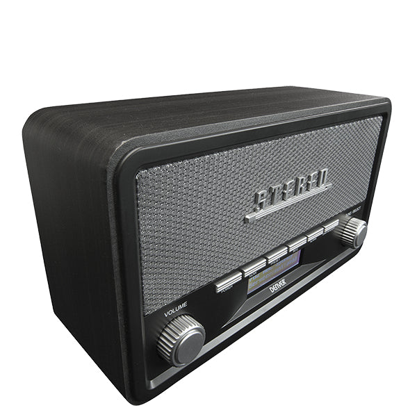 Denver DAB-18 – DAB+/UKW-Tischradio, Bluetooth – Dunkelgrau