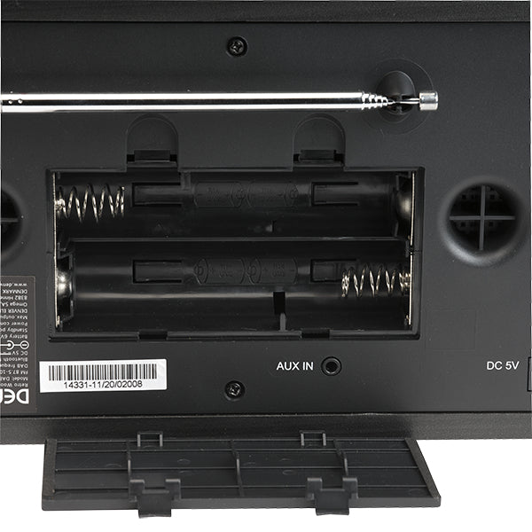 Denver DAB-18 – DAB+/UKW-Tischradio, Bluetooth – Dunkelgrau