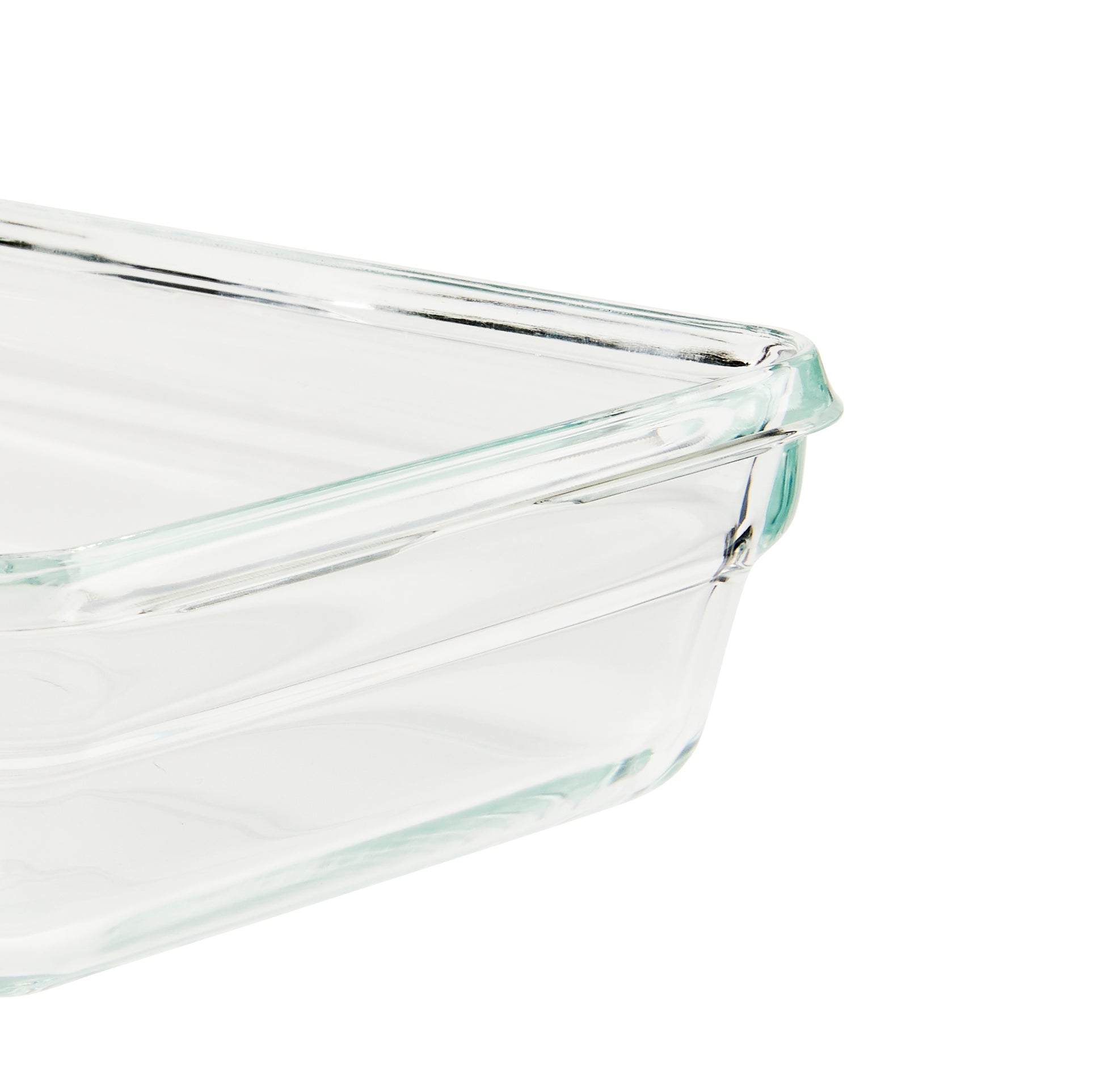 EMSA 3-teiliges Vorratsdosen-Set, 180 ml/450 ml/1,3 l, 17,8 × 24,0 × 12,7 cm, Glas, rot/transparent