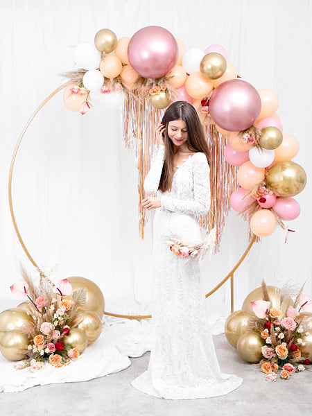 PartyDeco Luftballons – Roségold – Ø 30 cm – Latex – 10 Stk