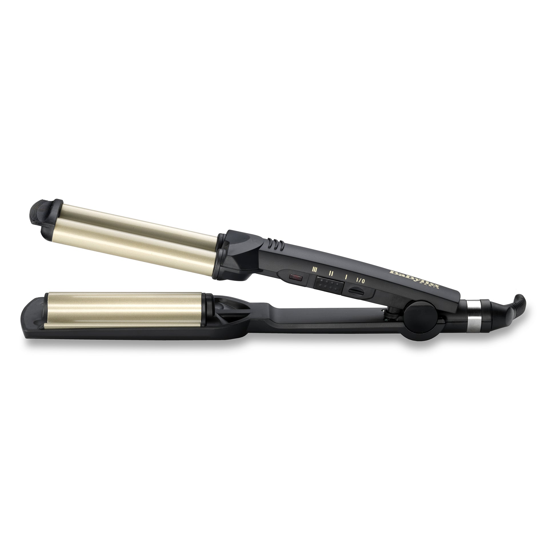 BaByliss Texturiereisen EasyWaves C260E – Keramikbeschichtung, 160–200 °C – Schwarz/Silber