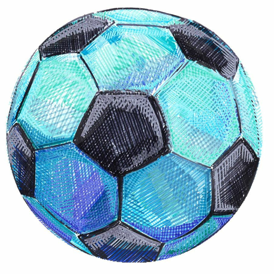 Faber-Castell Connector Filzstifte, Fussballcase – auswaschbar, 33 Farben