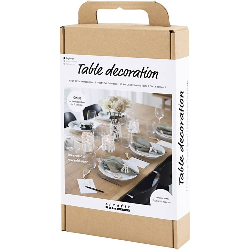 Creativ Company Bastelset – Tischdekoration – Kunststoff, Mehrfarbig