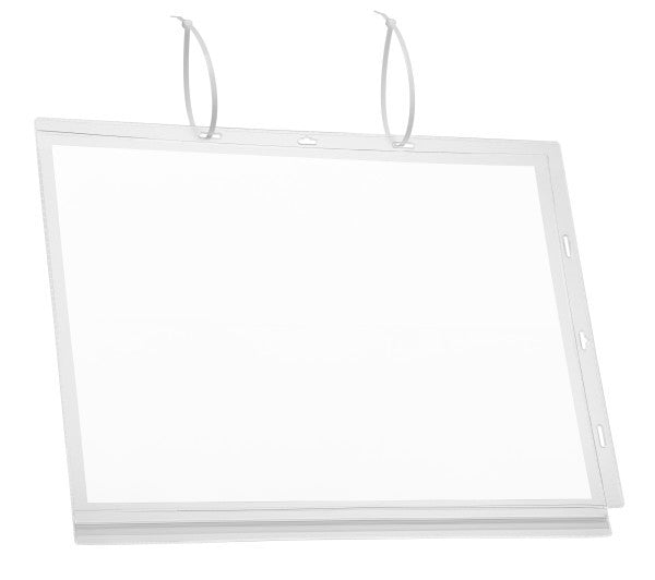 Durable Plakattasche – 297 × 420 mm, transparent, Kunststoff, wiederablösbar