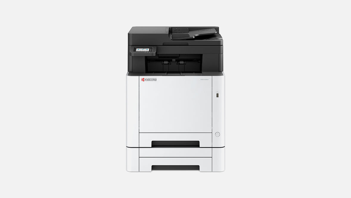 Kyocera ECOSYS MA2101CFX – Farbiges Laser-MFP A4, 4-in-1 – USB/LAN – Duplex, ADF – 21 ppm S/W, 21 ppm Farbe