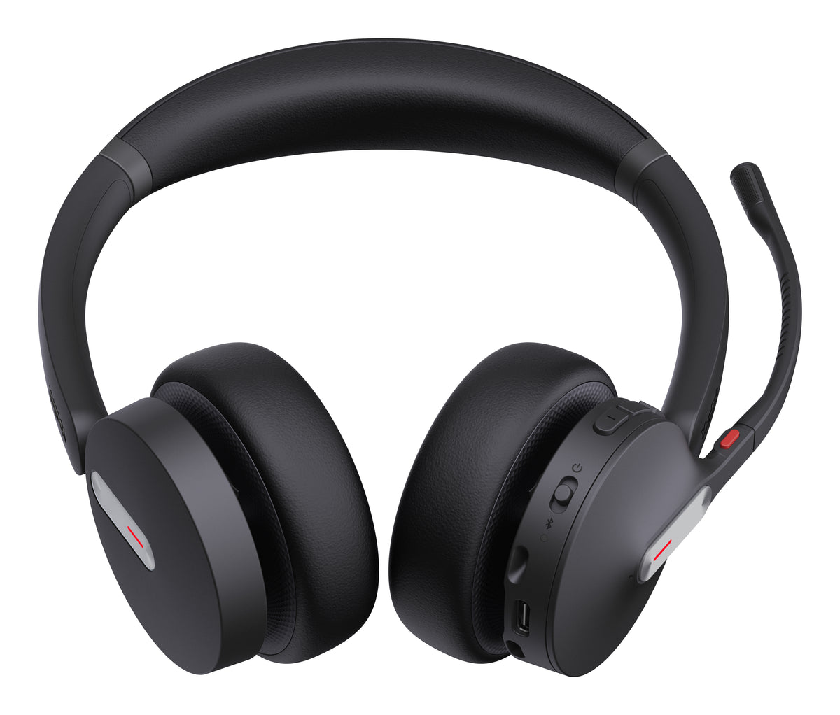 Yealink BH70 Dual UC – Duo Headset, On-Ear – Bluetooth – Schwarz, für PC/Mac u. a., bis 35 h