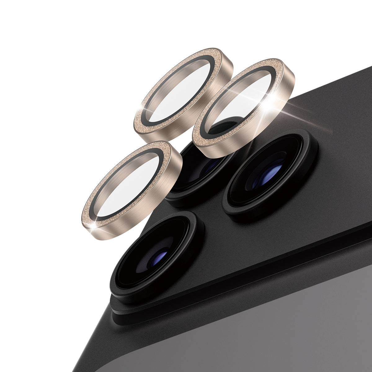 PanzerGlass Hoops – Kameraschutz, kratz- & schockresistent – für iPhone 18 Pro, iPhone 18 Pro Max – Gold