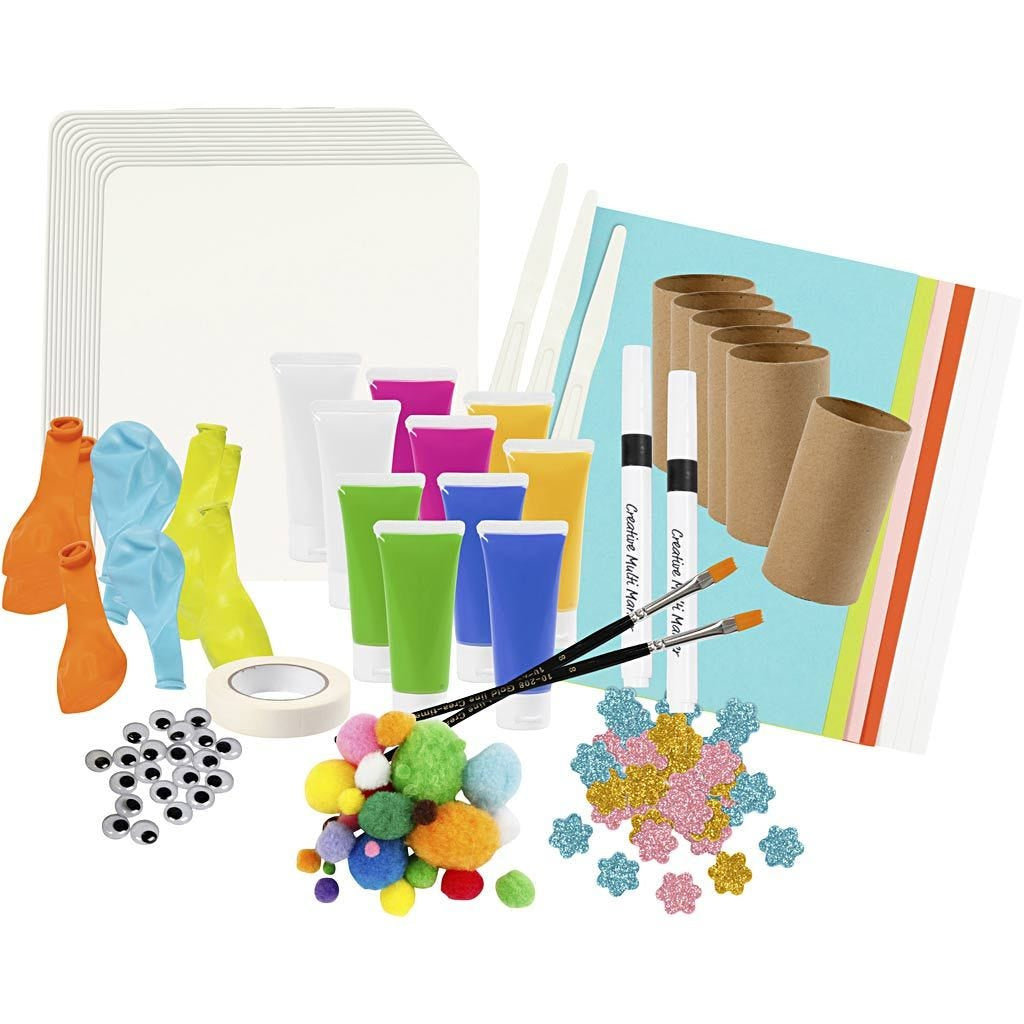 Creativ Company Guss-/Mal-Set für Kinder – XL für 6–12 Kinder – ab 4 Jahren
