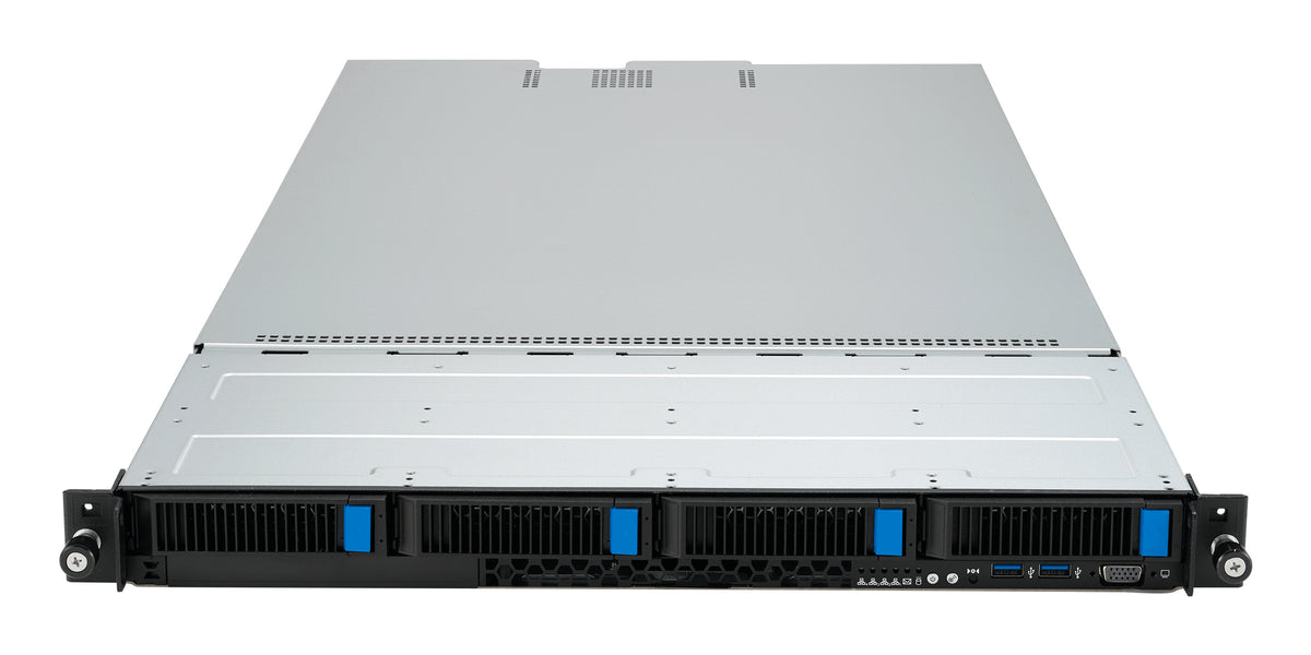 ASUS RS501A-E12-RS4/1G/1600W/OCP – Server Barebone – 1U, LGA6096 (1×CPU), 24 DIMM, 6 Einschübe, 1600 W