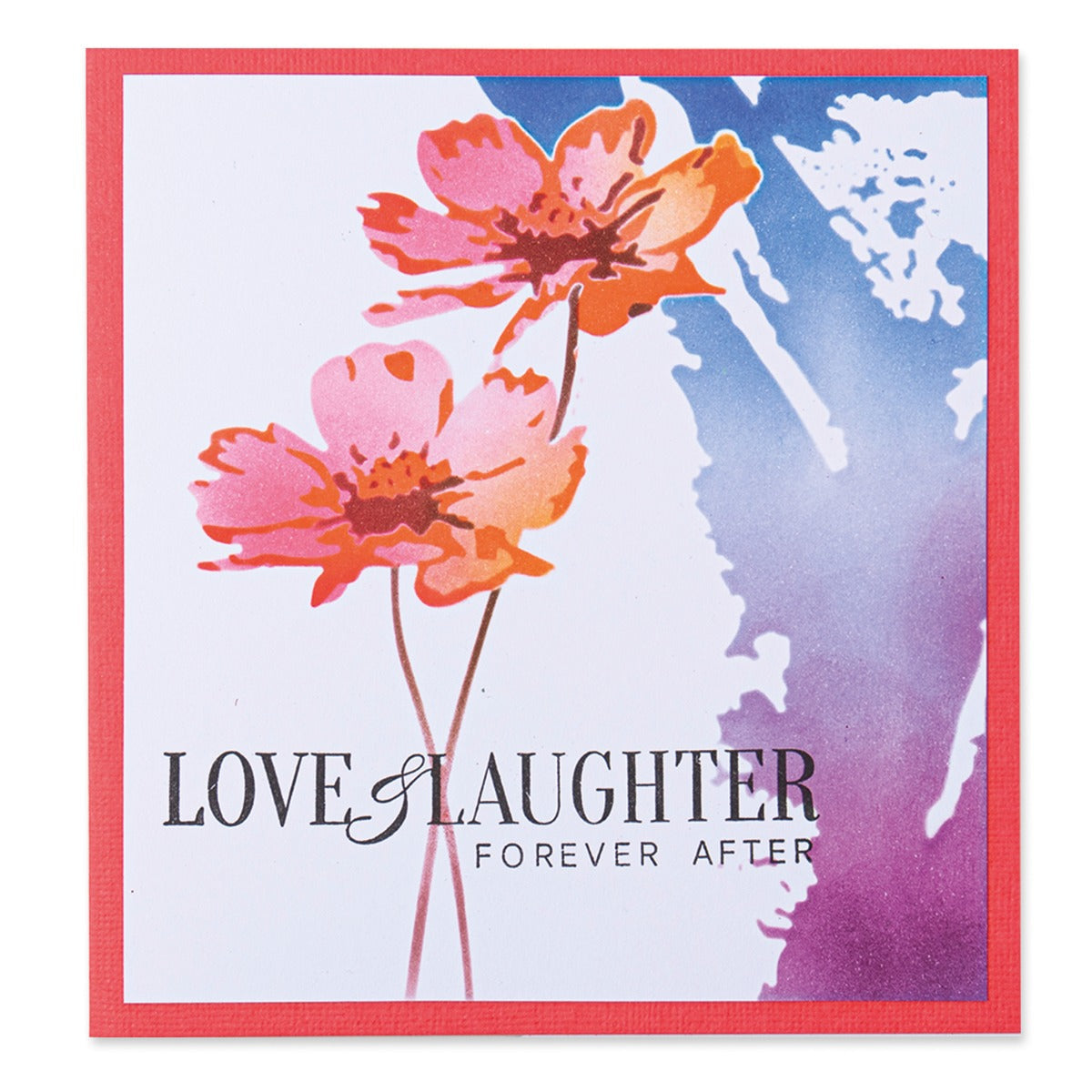 Sizzix Schablone – Blume – 150 × 150 mm