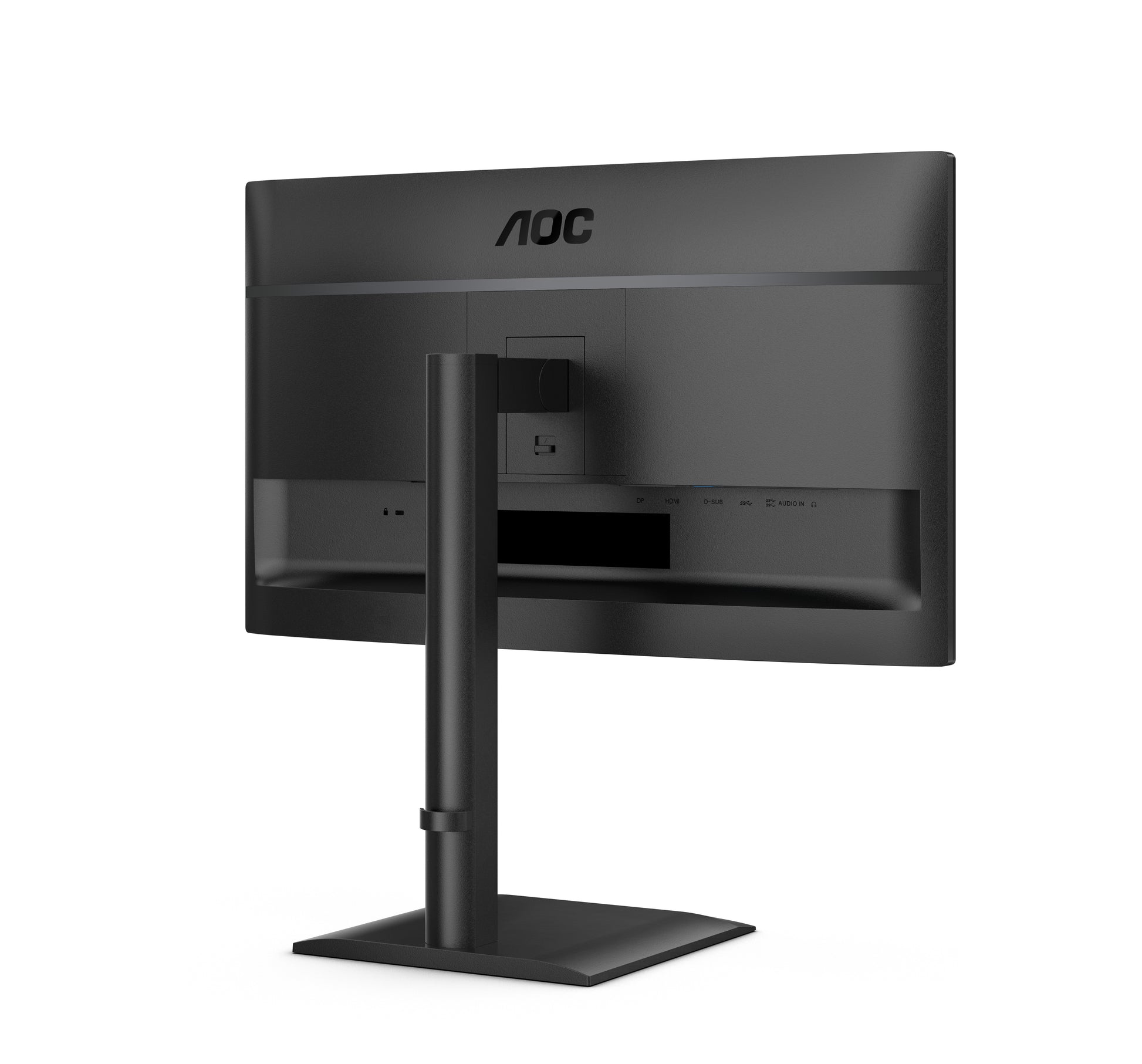 AOC 24E4U – Monitor, 23,8", IPS, 120 Hz, 300 cd/m², USB-Hub, Integrierte Lautsprecher, VESA 100 × 100, Schwarz