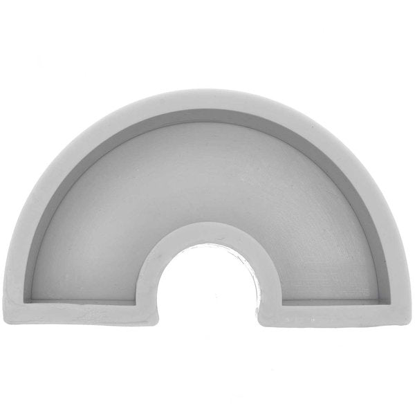 Rico Design Kerzengiessform – Regenbogen flach – Silikon – 118 × 69 × 30 mm – 1 Stück