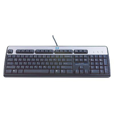 HP 105K – Tastatur – kabelgebunden, USB – QWERTZ (CH) – Schwarz