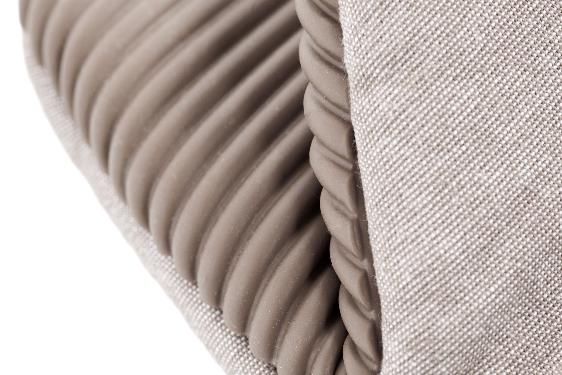 Tiseco SILO – Topfhandschuh 14 × 21,5 cm, Baumwolle, Taupe, 2 Stk.
