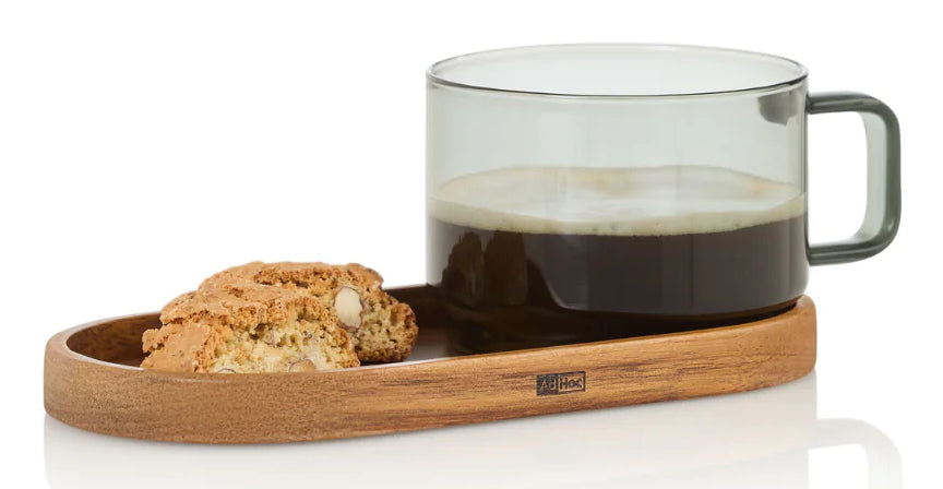 AdHoc Tasse – 300 ml, Ø 6,5 cm, Borosilikatglas, Transparent, doppelwandig, spülmaschinenfest