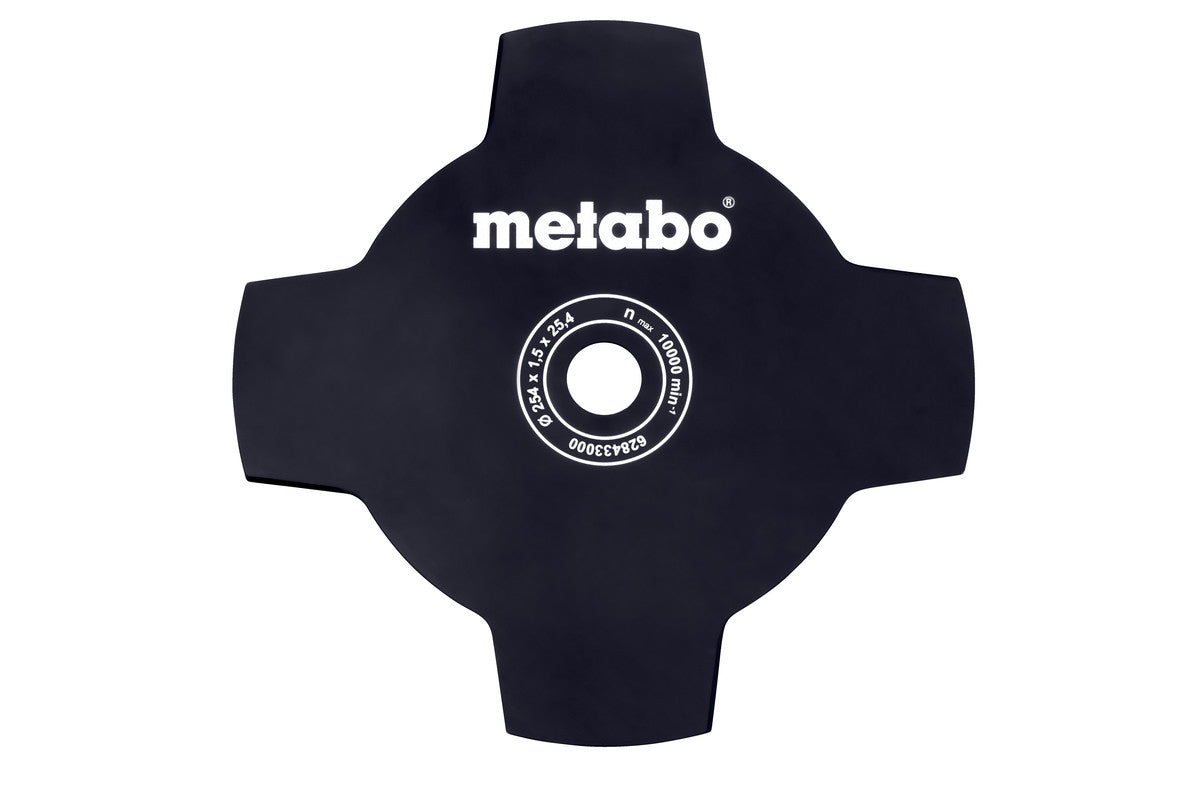 Metabo Ersatzmesser 254 × 1,5 mm – 4-flügelig – 1 Stk – für Metabo FSD, FSB 36-18 LTX BL 40