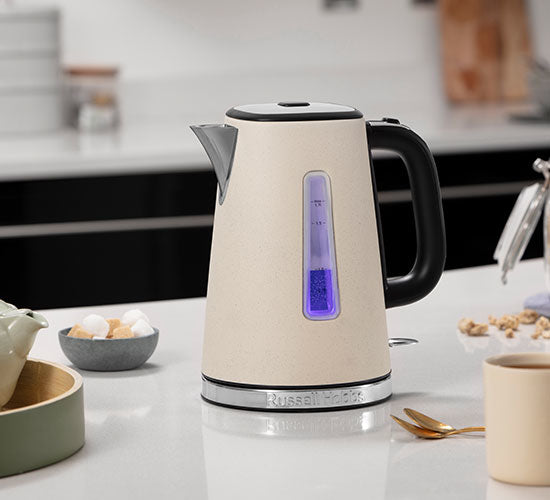 Russell Hobbs Wasserkocher – 1,7 l, Edelstahl, Steingrau, 26960-70