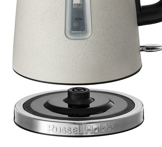 Russell Hobbs Wasserkocher – 1,7 l, Edelstahl, Steingrau, 26960-70